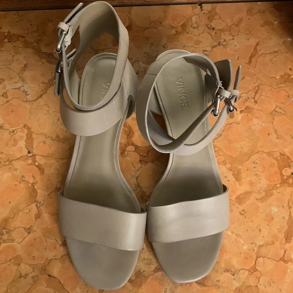 VINCE. Ria City Sandals Pumice Stone 7 - Picture 5 of 9